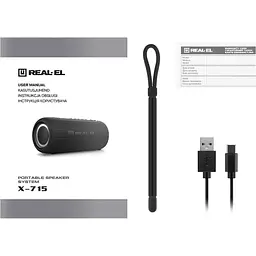 Портативна акустика REAL-EL X-715 Black (EL121600027) [134897] - мініатюра 11