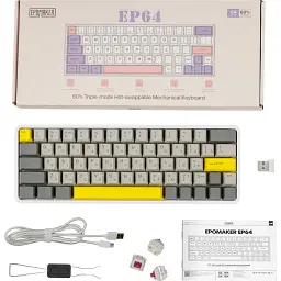 Клавіатура Epomaker EP64 Mulan White (EP64-W-M) [125698] - мініатюра 6
