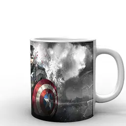 Кухоль GeekLand Captain America Стів Роджерс CA.02.007 330 мл білий - мініатюра 3