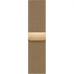 Універсальний ремінець для смарт-годинників DK Milanese Loop Magnetic для Apple Watch Metallic Band 38/40/41mm Gold + адаптер [112494] - мініатюра 4