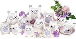 Набір 4 страви "Owl Family" кераміка (десертні тарілки) BonaDi 18,9х17,7х3,6 см kuh0007124 - мініатюра 2