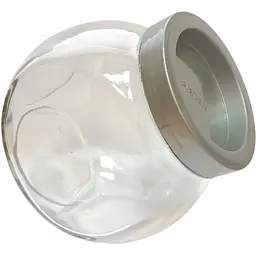 Банка скляна для сипучих Sweet New 1730 мл. з сірою кришкою