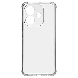 Прозрачный чехол для OPPO A3x 4G/A3 4G/A40m 4G с защитой камеры и усиленными бортами, тонкий, силиконовый, бесцветный, ударопрочный, противоударный бампер с закрытой камерой, ArmorStandart (ARM80888)
