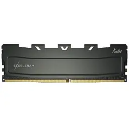 Модуль пам'яті для комп'ютера DDR4 16GB 2666 MHz Black Kudos eXceleram (EKBLACK4162619X)