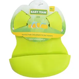 Нагрудник гумовий дитячий BABY TEAM (Бебі Тім) артикул 6500