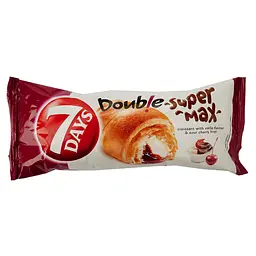 Упаковка круасанів 7 Days Double Super Max ваніль-вишня 550 г (110 г x 5 шт.) - мініатюра 2