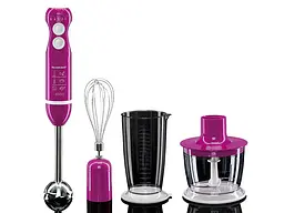 Блендер заглибний 3 в 1 SILVER CREST 600W (блендер, міксер, чопер) pink - мініатюра 6