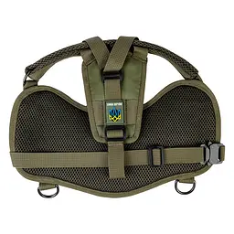 Шлея для службових собак Waudog PRO металевий фастекс XS В 35-45 см хакі - мініатюра 4