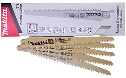 Набір полотен BIM 152 мм по дереву для шабельної пили Makita B-05175 (5 шт) - мініатюра 2