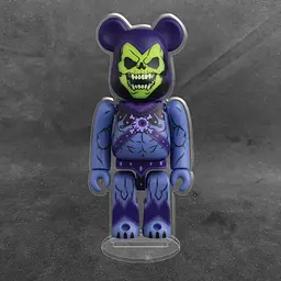 Акрилова колекційна фігурка Bearbrick Masters of the Universe Skeletor