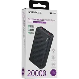 Зовнішній акумулятор Borofone BJ56A Graceful 20000mAh 22.5W Black [130213] - мініатюра 8