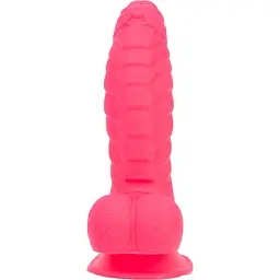 Фалоімітатор Addiction - Tom 7 Dildo With Balls - Pink - мініатюра 2