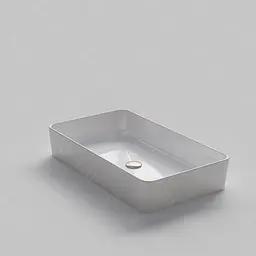 Умивальник VBI Triest white накладний VBI-012700, Білий - мініатюра 5