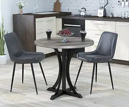 Круглий обідній стіл Ральф Loft Design Діаметр 80 см (Дуб Палена)