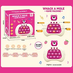 Розважальна гра Pop It, звуки, мелодії, озвучування англійською мовою, підсвічування, 699D16 - мініатюра 2