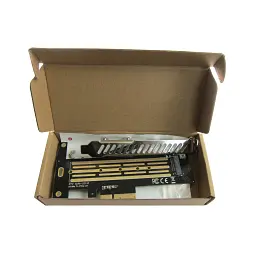 Контролер Dynamode M.2 SSD NVMe M-Key to PCI-E 3.0 x4/ x8/ x16, full profile br (PCI-Ex4- M.2 M-key) - мініатюра 3