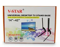 Кріплення для телевізора настільне кронштейн ніжки V-STAR D701 14-42" до 25 кг - мініатюра 6