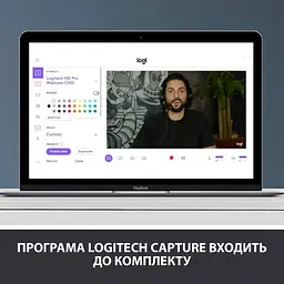 Веб-камера Logitech C920 HD Pro з мікрофоном (960-001055) - мініатюра 7