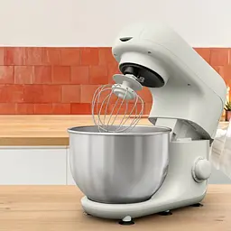 Міксер планетарний Tefal Bake Essential 800 Вт насадки-3, чаша-нерж., метал, 4.8л, білий - мініатюра 10