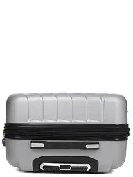 Валіза середня M ABS-пластик Madisson Snowball 03403 68х44х27см 68+13л Срібна - мініатюра 9