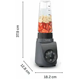 Блендер стаціонарний Tefal Blend UP Essential 800 Вт чорно-сірий (BL1EHBF0) - мініатюра 3