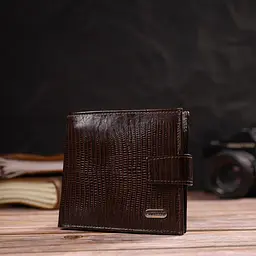 Чоловічий шкіряний гаманець Canpellini 11,5х9,7х2 см acs0025699 - мініатюра 7
