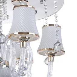 Люстра Brille стельова з підсвічуванням LED E14 40W WH (BCL-496S/6) - мініатюра 2