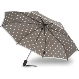 Парасоля Knirps C.205 Medium Duomatic Dot Art Taupe (Kn95 8205 4902) - мініатюра 4