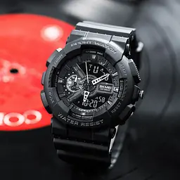 Чоловічий наручний годинник 1688 All Black. Skmei acs0030629 - мініатюра 2