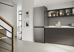 Холодильник із нижньою морозильною камерою Haier А+ NF інвертор зона свіжості сріблястий (HDW1618DNPK) - мініатюра 4