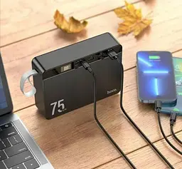 Зовнішній акумулятор Hoco J94 Overlord 75000 mAh 22.5Вт - мініатюра 2