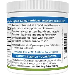 Таурін Carlson Taurine Amino Acid Powder у порошку 100 г - мініатюра 3