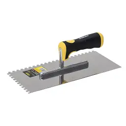 Затирка Sigma нержавіюча штукатурна Profi 280x130мм із зубом 6x6мм (8327521) (8327521)