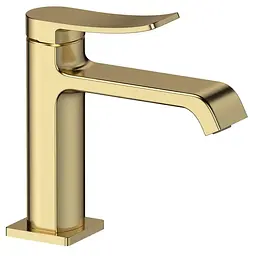 Змішувач для умивальника Mixxus Premium Dali 001 Nut Brushed Gold MI6762 Золотий