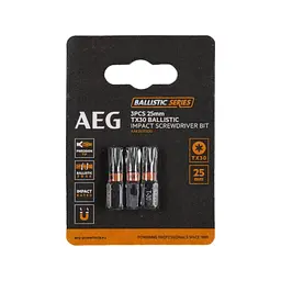 Біта ударна AEG AAK252TX30, TX30, 25мм (3шт)