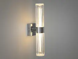 Бра настінне LED Diasha F3018HR, 5W, 220V, 275 лм, хром, акриловий плафон, сучасний стиль для дому - мініатюра 2