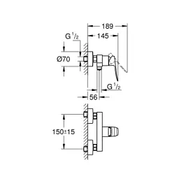 Змішувач Grohe QuickFix Dice (1018740000) - мініатюра 4