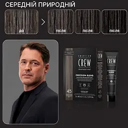 Система маскування сивини American Crew Precision Blend Shades 4-5, 40 мл - мініатюра 2