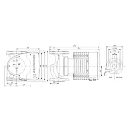 Циркуляційний насос Grundfos Magna1 50-60 F 240 (99221333) - мініатюра 2