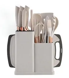 Набір кухонного приладдя A-plus Kitchenware Set з дощечкою Білий - мініатюра 3
