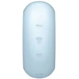 Вакуумний стимулятор із вібрацією Satisfyer Pro To Go 3 Blue - мініатюра 4
