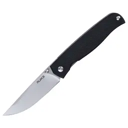 Складаний ніж Ruike сталь 14C28N 74 мм чорний G10 66 г