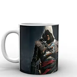 Кухоль GeekLand Assassins Creed чорний прапор AC.02.06 330 мл білий - мініатюра 2