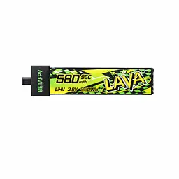 Акумулятор BetaFPV Lava 2 1S 580 mAh BT2.0 / 3.8V / 95C / LiHV для FPV Air, Meteor, Cetus, Tiny Whoop (19521)