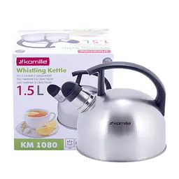 Чайник із свистком Kamille KM-1080 1.5 л - мініатюра 8