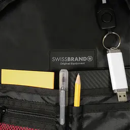 Рюкзак міський Swissbrand Ribe 20 Black (SWB_BLRIB001U), Чорний - мініатюра 6