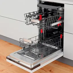 Посудомийна машина вбудована Whirlpool 10 комплектів A+++, 45 см, дисплей, інвертор білий - мініатюра 6