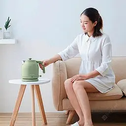Електрочайник із датчиком температури Qcooker Electric Kettle Green CS-SH01 - мініатюра 4