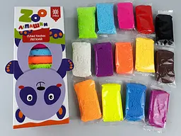 Пластилін легкий Зірка Zooліпашки Панда 140214 (14 різнокольорових стіків по 6 г) - мініатюра 2