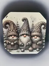 Подарункова коробка квадратна (ХДФ) 19x19x10 см. №33